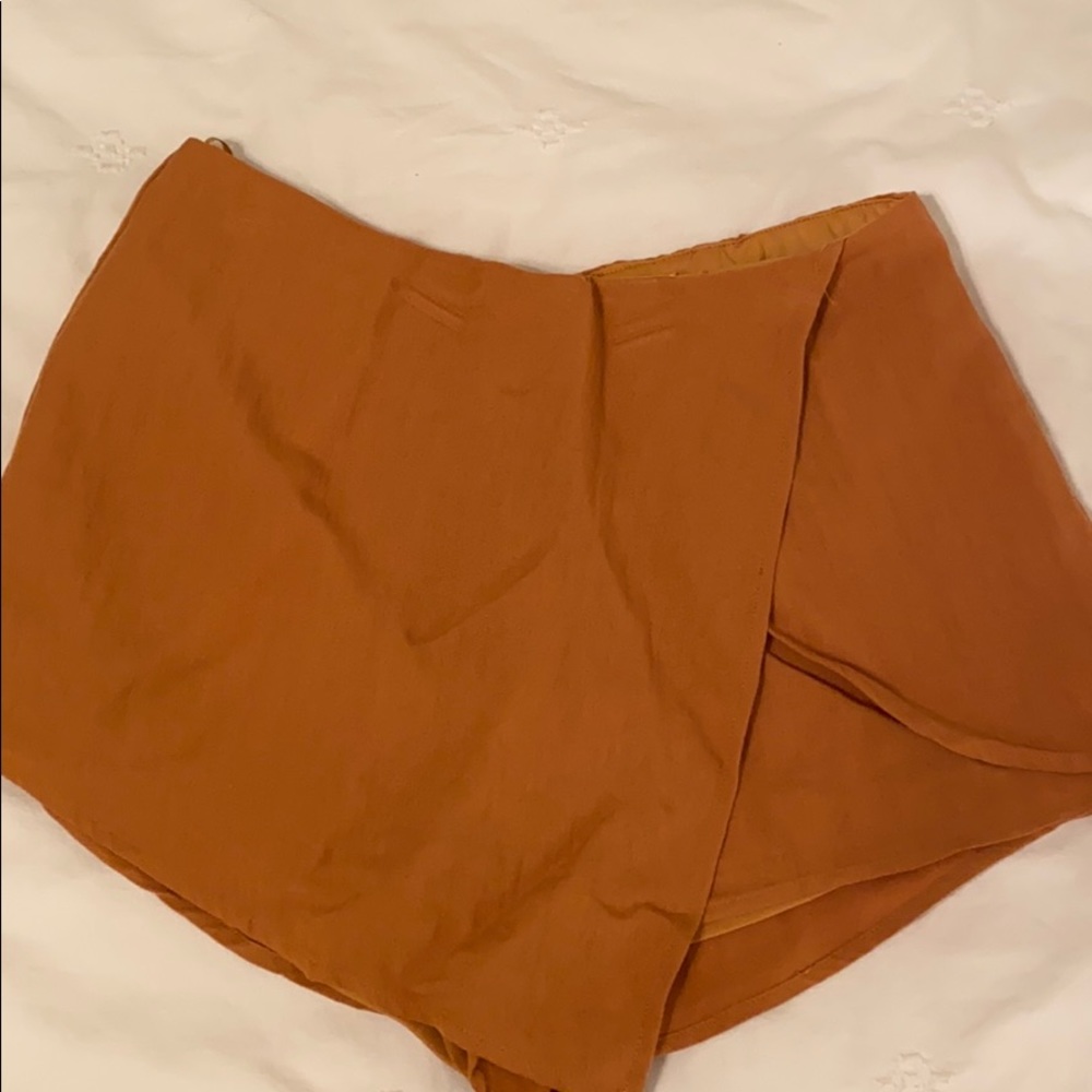 Burnt Orange Skort